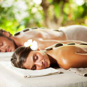 Massage corporel aux pierres chaudes 1h25